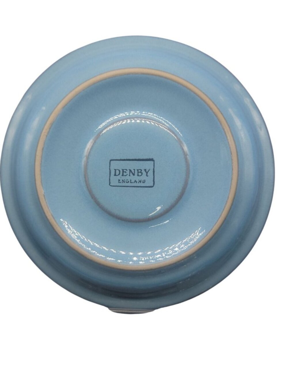 Denby Colonial Blue Teacup & Saucer Stoneware 1990s Discontinued Vintage England - Picture 6 of 15